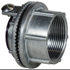 Watertight Hub, 2-1/2 in. Size, Zinc Alloy material, Threaded connection, Die Cast construction, Grounding Lug