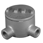 Type L Conduit Body with Cover, 1-1/4 inch, Malleable Iron, Zinc Electroplated