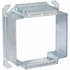 4 In. Square Two Device and Tile Covers, Raised 1-1/2 In., Welded