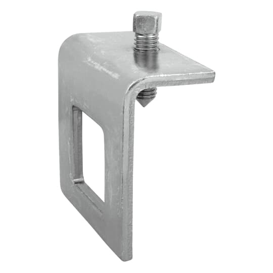 A597-EG Superstrut 500 Through-Hole Beam Clamp, 1-11/16 x 1-11/16 in Channel, 1 in THK Flange, 800 lb Load, Steel