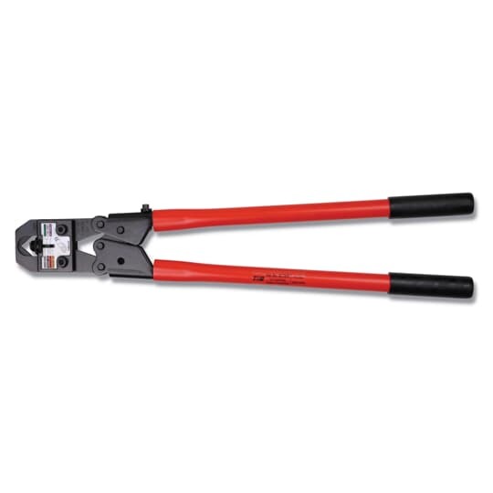 BCT840S Color-Keyed Dieless Manual Crimping Tool, 4 to 4/0 AWG Cable/Wire