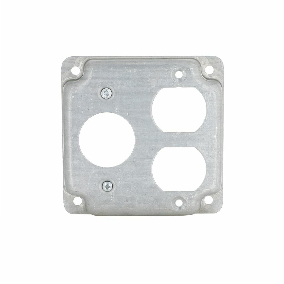 806C Square Exposed Work Cover, 4.19 in L x 4.19 in W x 1/2 in D, Steel