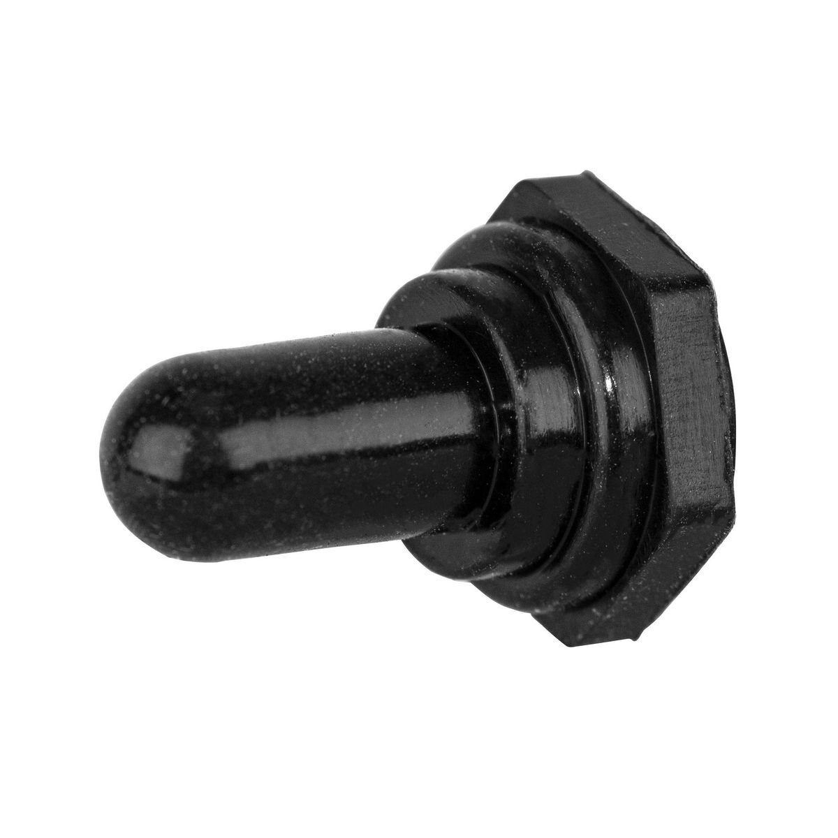 MSB1 Standard Switch Mount Weatherproof Boot, For Use With 12 V DC Panel Mount Non-Lighted Toggle, Specialty, Rocker Switch, Elastomer, Black