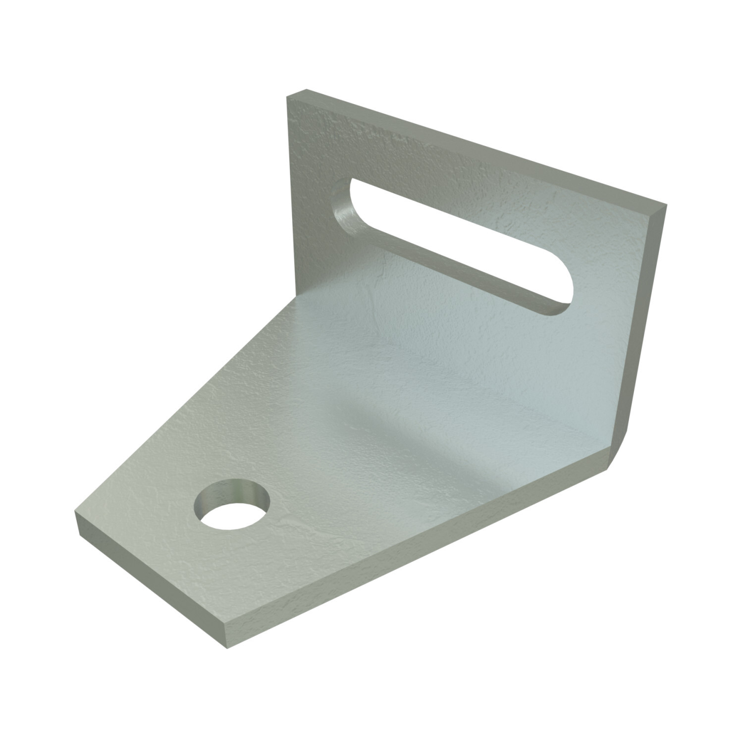 P1713-HG 90 deg Angle Fitting, 1 Holes, 1-5/8 in W x 1/4 in THK, HRPO Steel