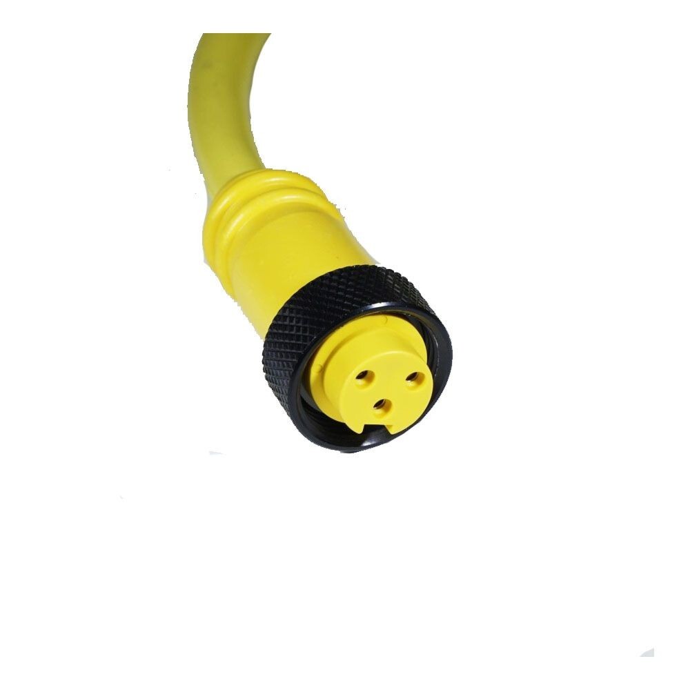 103A0120AP Remke Mini-Link 3-Pole Straight Plug Assembly, 600 V AC, 12 ft L Cord, 16 AWG Conductor, PVC