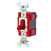 M1221-R Lev-Lok Large Toggle Switch, 120/277 V AC, 20 A, 800 W, 1000 VA Power Rating