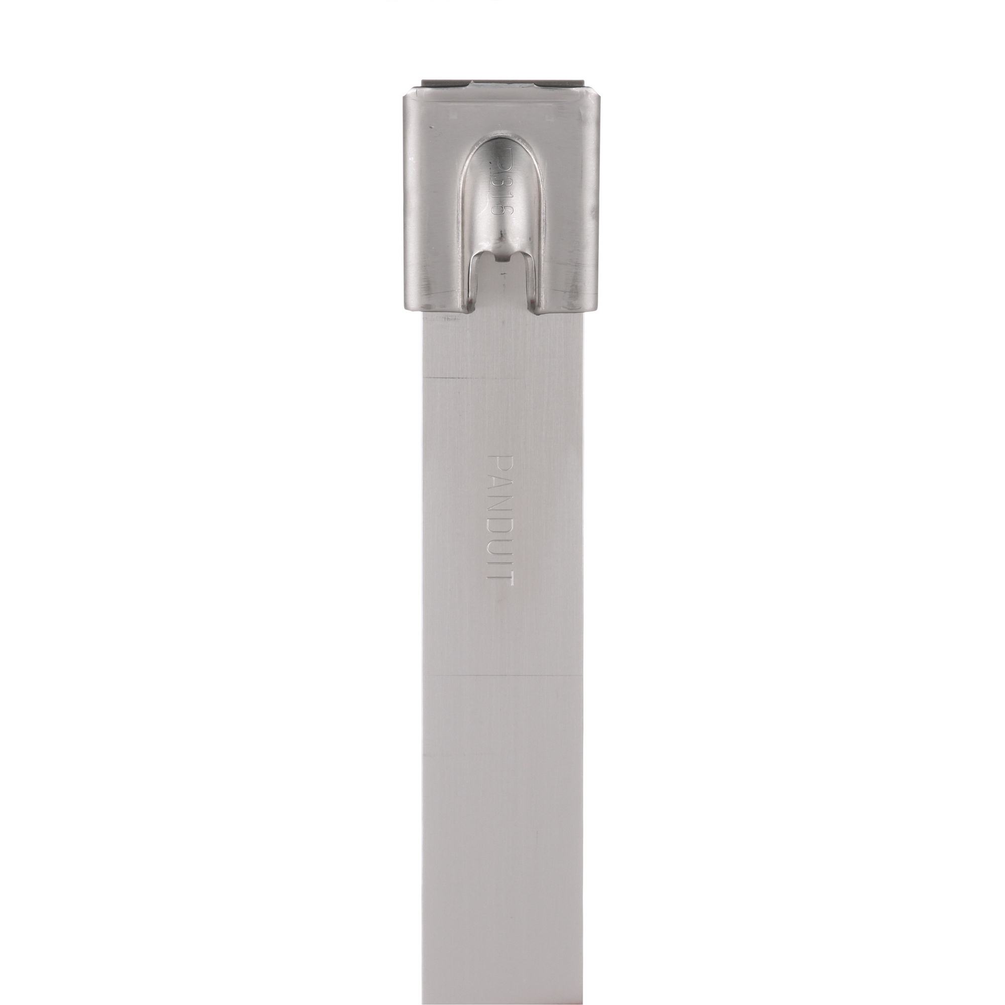 MLT4SH-LP316 Pan-Steel MLT Super Heavy Cross Section Cable Tie, 17.1 in L x 0.63 in W x 0.015 in THK, 316 Stainless Steel, Metallic
