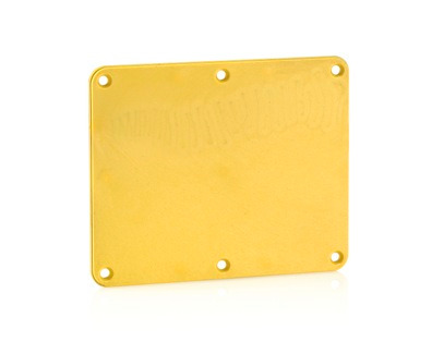 3265-Y Blank Cover Plate, 5.3 in L x 4.3 in W, Polycarbonate