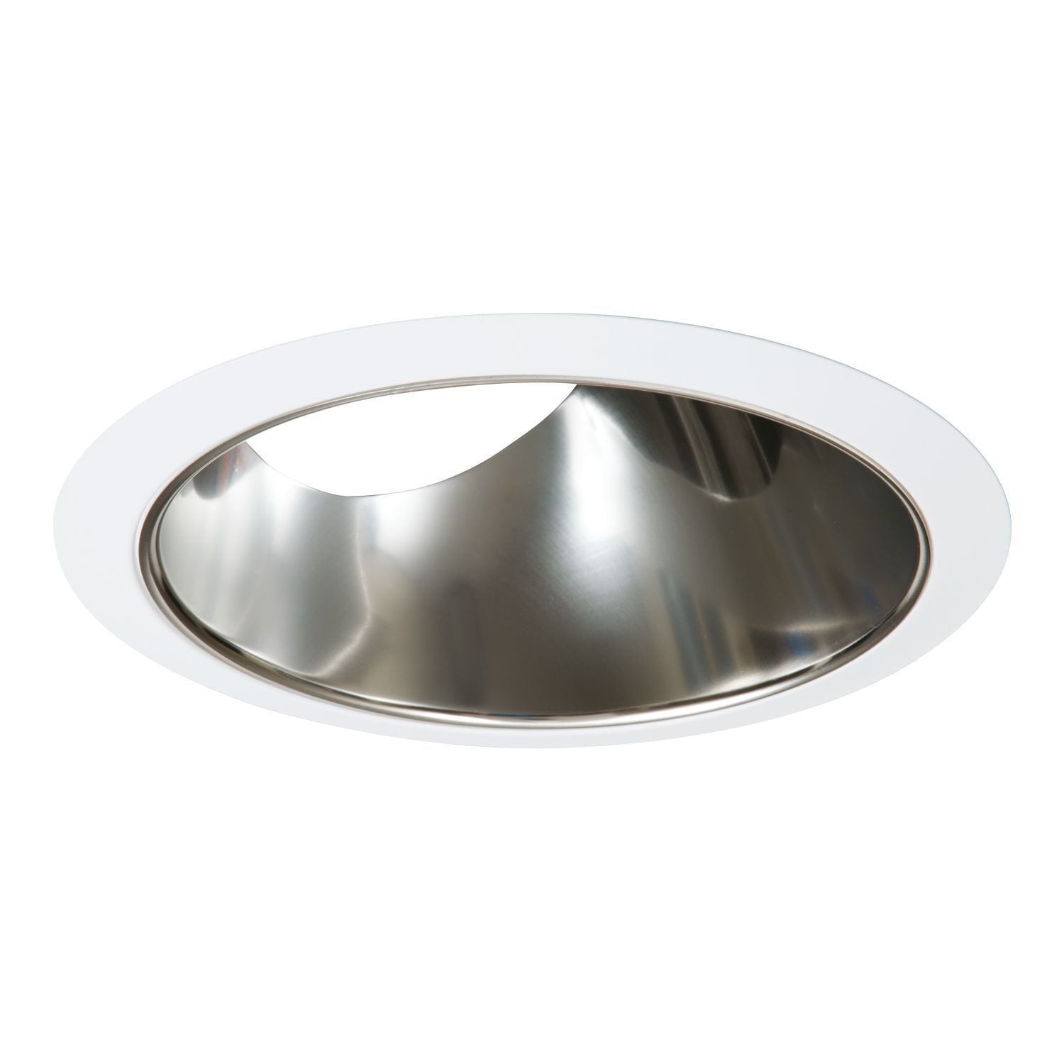 455SC Halo Self-Flanged Round Lighting Trim, 6 in ID x 7-1/4 in OD, Incandescent Lamp, For Use With H645, HL6 LED and H47 Housing