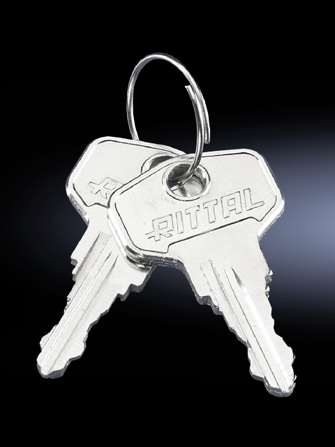 7526050 Additional Enclosure Key, For Use With SZ, SK, QR Series Latch Lock Enclosure, 12321 Lock, Silver