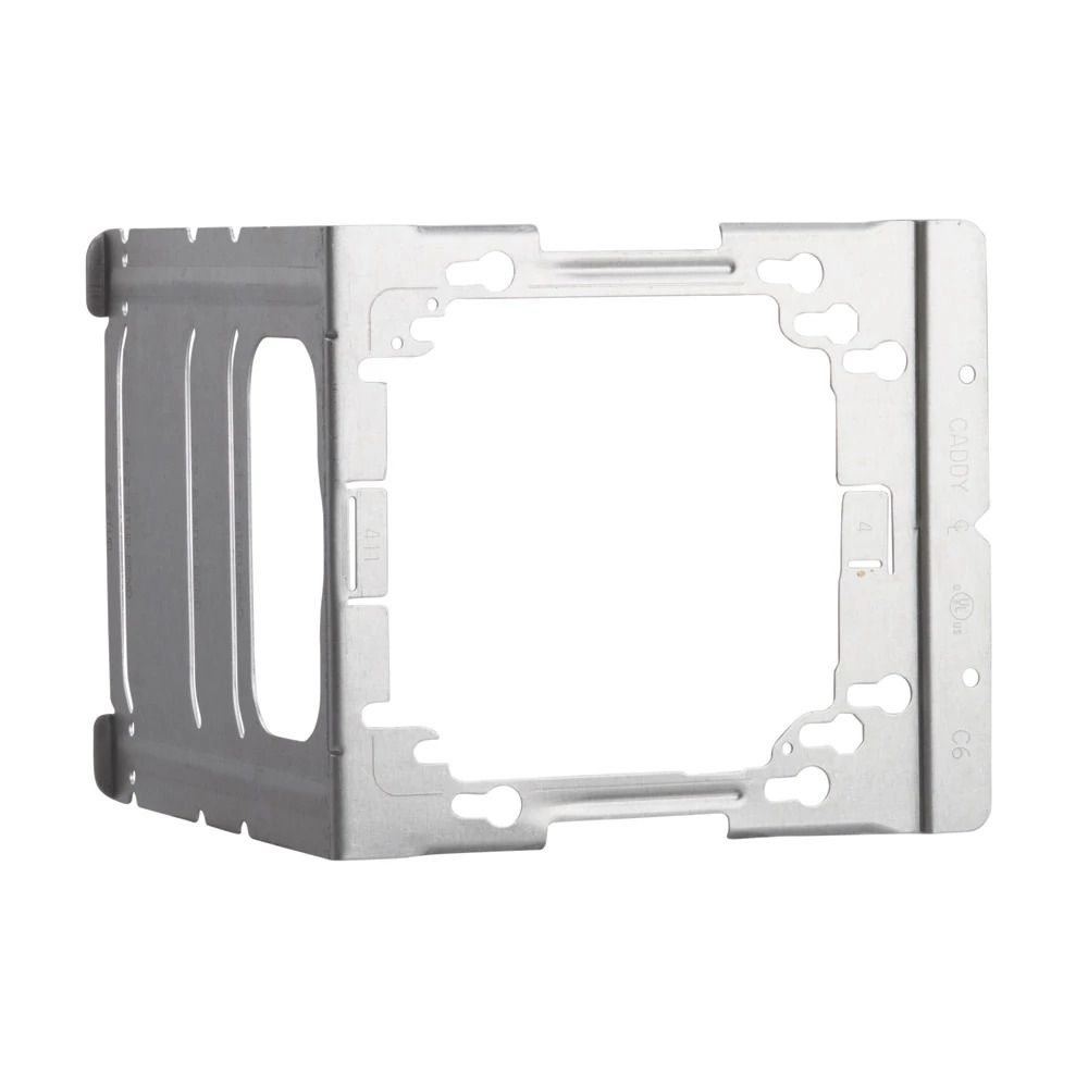 Electrical box bracket to stud, 2 1/2", 3 5/8", 5 1/2", 6" wall depth, 5.89"