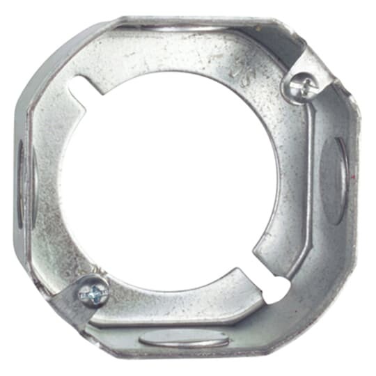25151-1/2 Steel City 1-Outlet Extension Ring, 1-1/2 in D, Steel