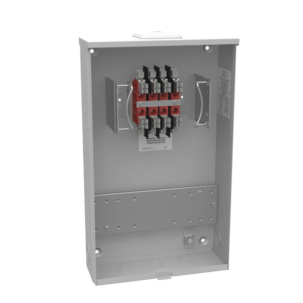 UC7444-XL 8 Term, Ringless, Small Closing Plate, Test Switch Provision, Single Cover