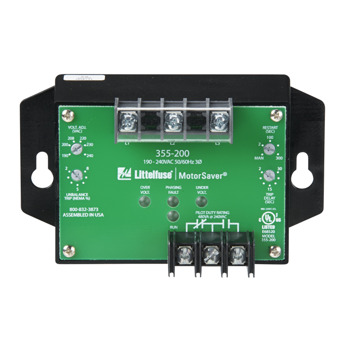 3Ph Vm/380-480V/Adj.Vub,Td,Rd/2X480V Rly