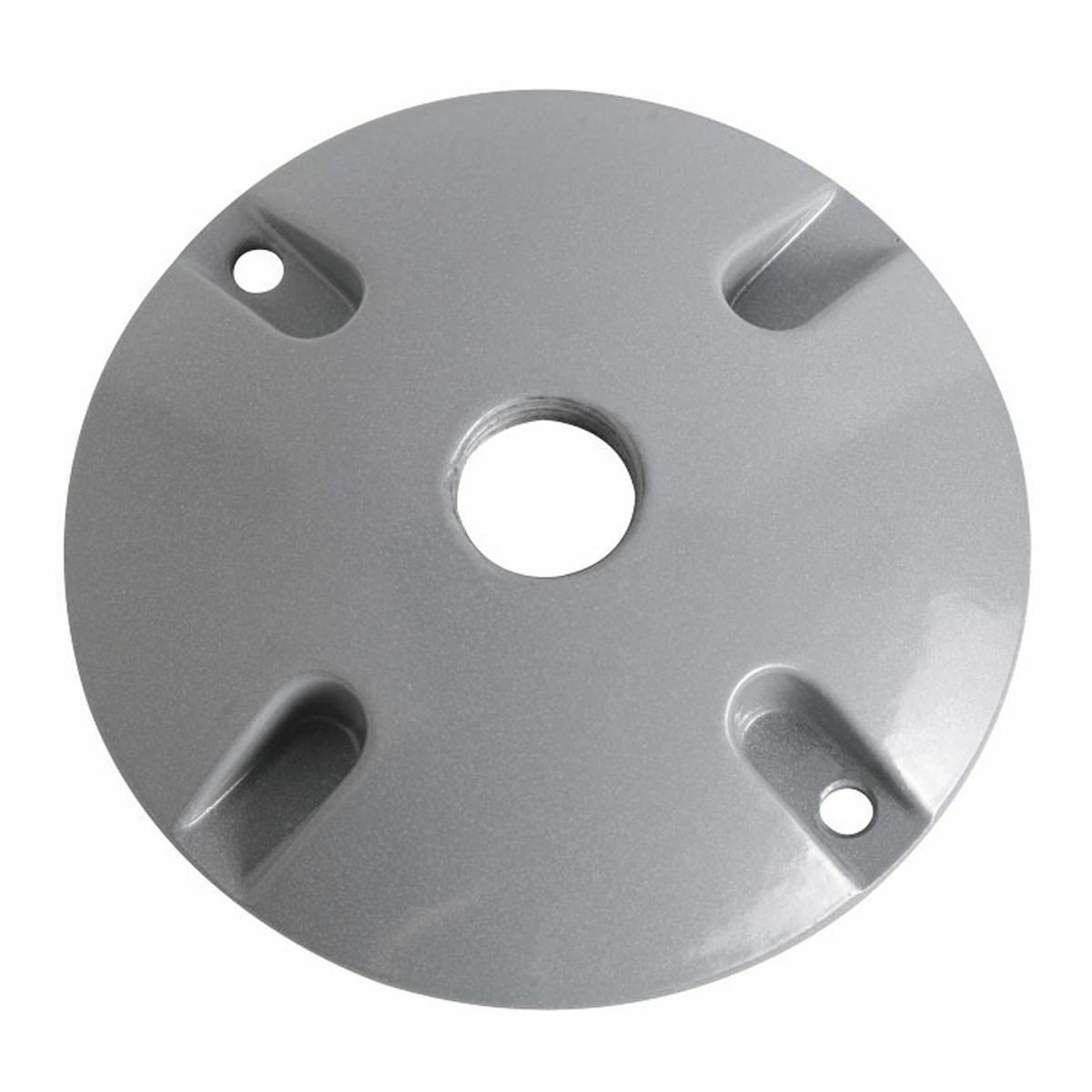 LV310S Weatherproof Lamp Holder Cover, 5 in Dia, Die Cast Metal
