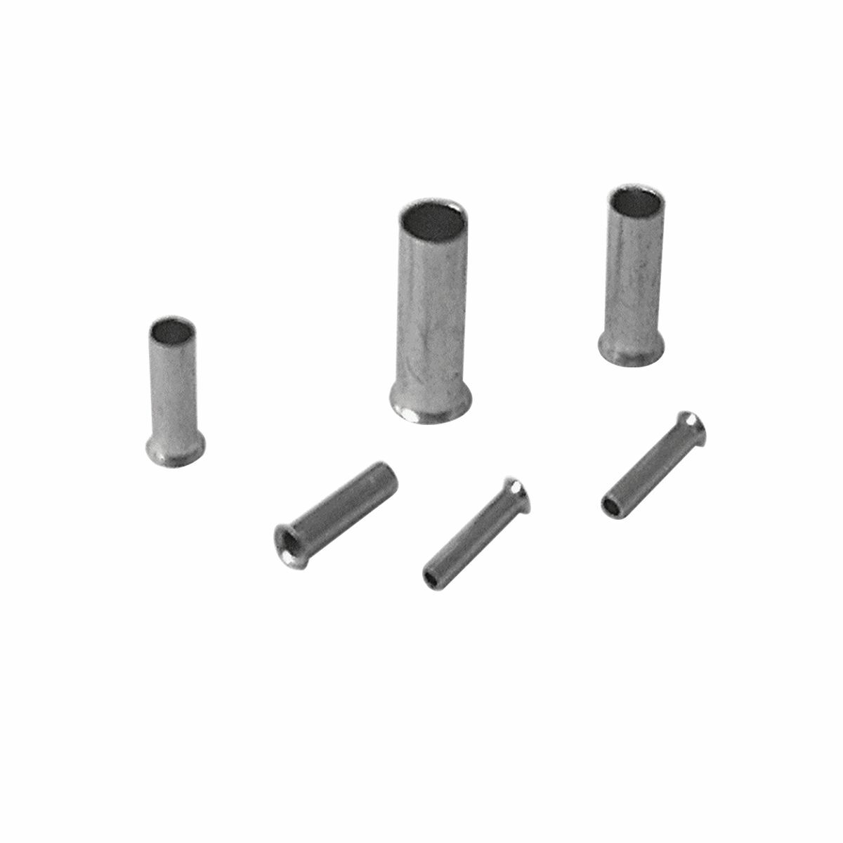 YF4/032UI YF Series Type YF-UI Uninsulated Bootlace Bare Ferrule, 4/0 AWG Solid/Stranded Copper Conductor, 1.26 in L, Electrolytic Copper