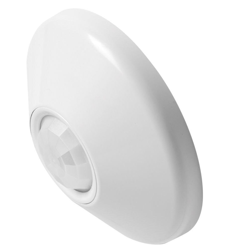 NCM PDT 10 AR RJB Ceiling Mount Daylight Sensor, Low Voltage, Passive Dual Technology, Large Motion 360 degrees, Alternating Relays, Rear RJ-45 Ports