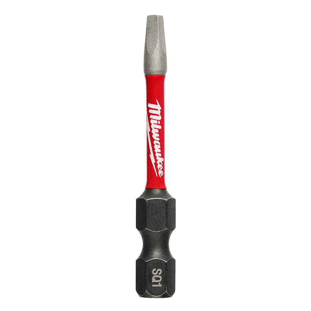 48-32-4471 Shockwave Impact Duty Impact Power Bit, #1 Square Point, 2 in OAL, 1/4 in, Alloy Steel