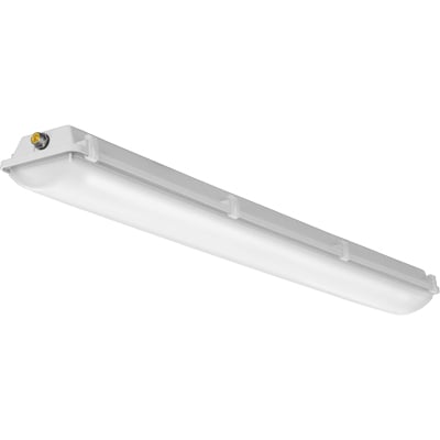 EMS L48 4000LM IMAFD MD MVOLT GZ10 40K 80CRI EMS Vaporproof Light, 23.8 W Fixture, 120 to 277 V, White Housing