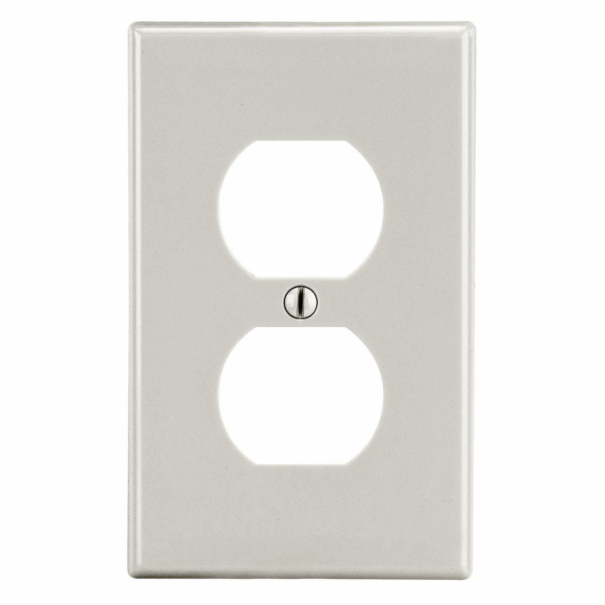 PJ8LA Mid-Size Non-Metallic Wall Plate, 1 Gangs, 3.15 in W x 4.94 in H, Polycarbonate Thermoplastic, Brown