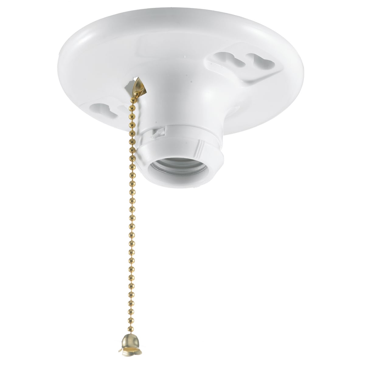 RL8512 Medium Base Pull Chain Incandescent Lamp Holder, 600 W Lamp, 250 V AC, 2.64 A, E26 Lamp Base