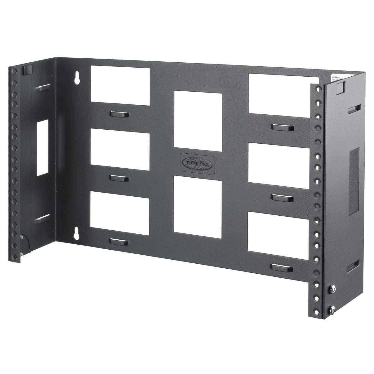 WBB64 6RU Bottom Hinged Standard Bracket, For Use With Cable Management Hardware