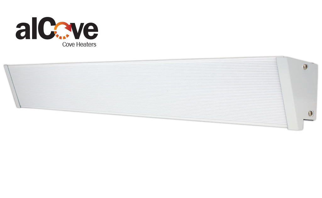 KCV COVE HTR 118" 240/208V 1800/1350W WHITE