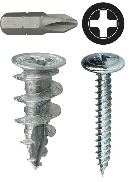WDK8WT Wall Board Anchor Kit, 101 Pieces