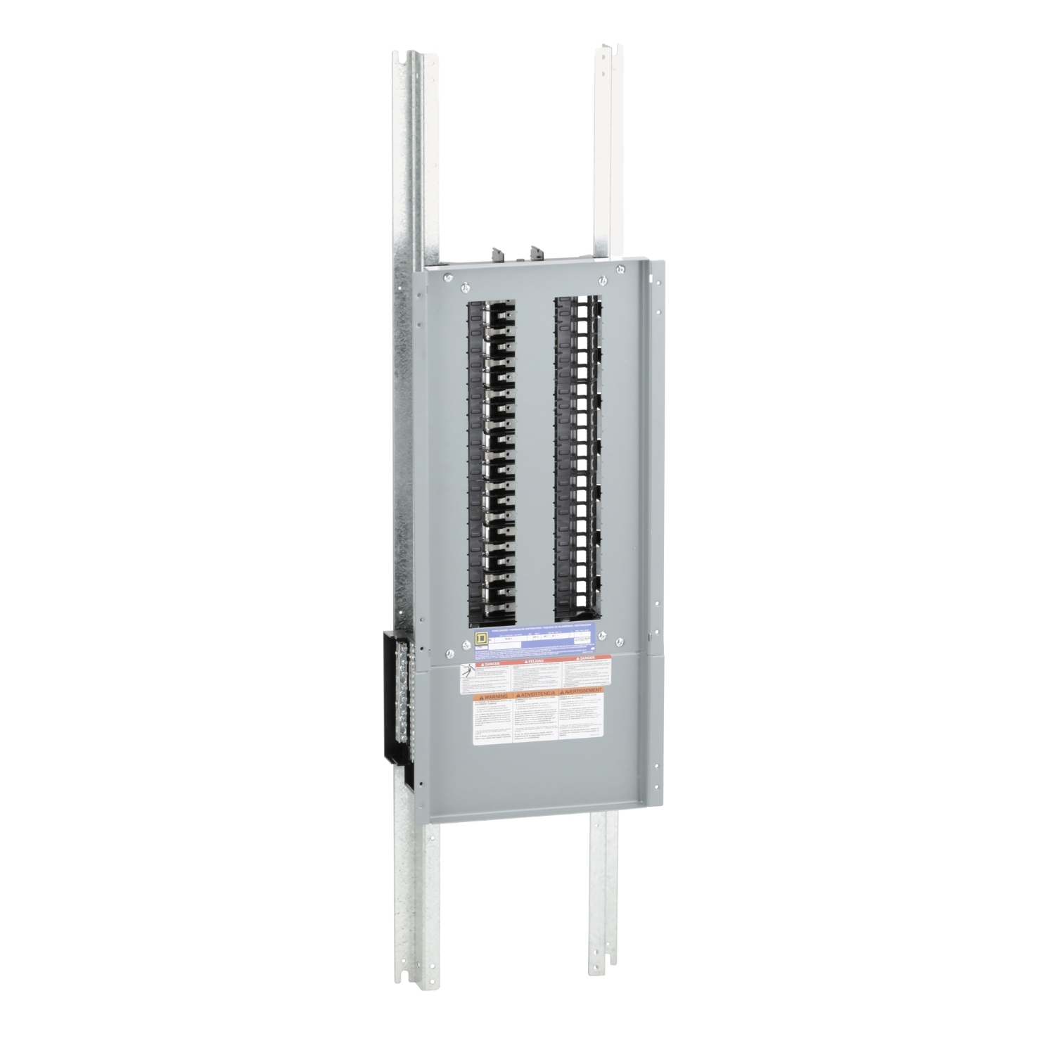 NQ42L4 NQ Series 1-Phase Panelboard Interior, 240 V AC/48 V DC, 400 A, 18 Spaces, 100000 A SCCR
