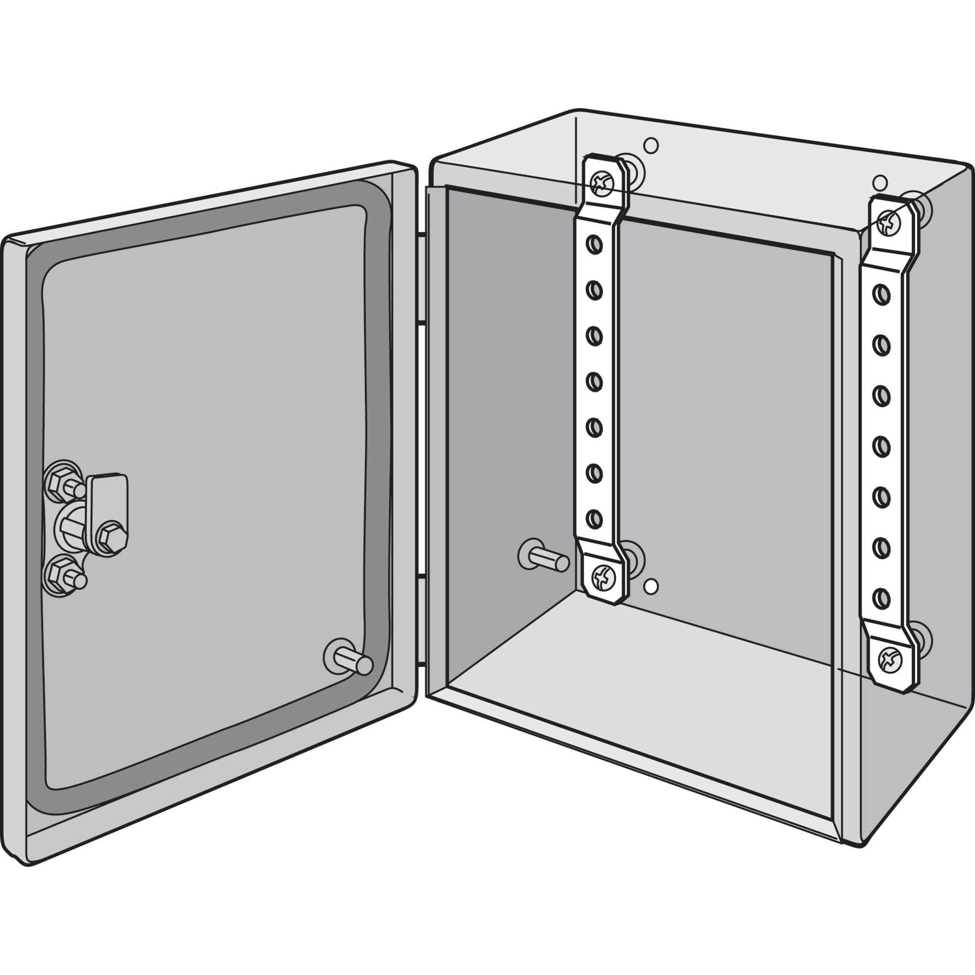 LMK23 A54Y DIN Rail/Panel Mounting Bracket, Steel