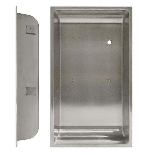 KKR-973 Recess Kit, For Use With SMARTdri/SMARTdri Plus Brushed Stainless Steel Hand Dryers, Stainless Steel
