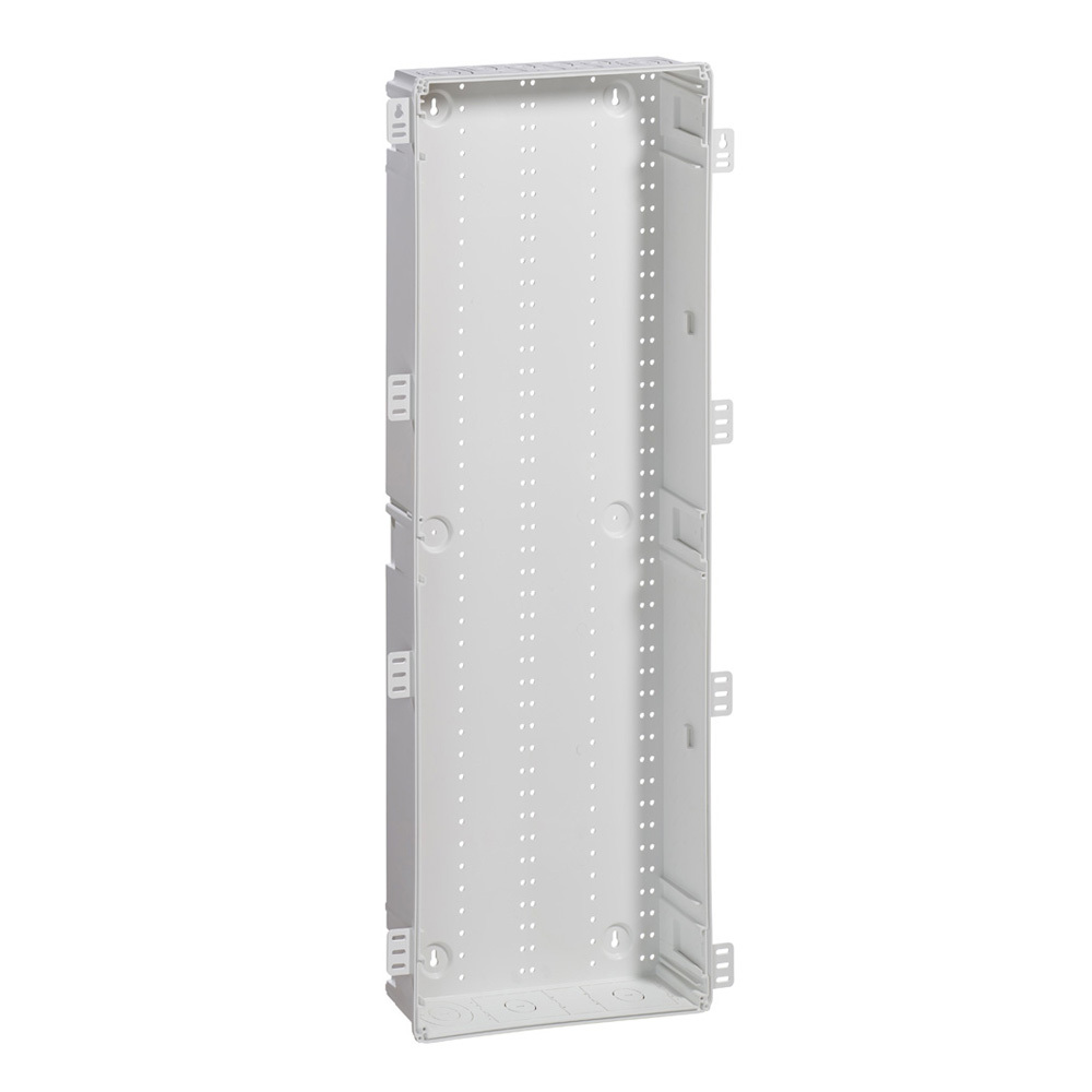 49605-42E Wireless Structured Media Enclosure, For Use With Connected Home Patch Panels, Voice, Data, Video and Audio Distribution Modules, Surface Mount, Plastic