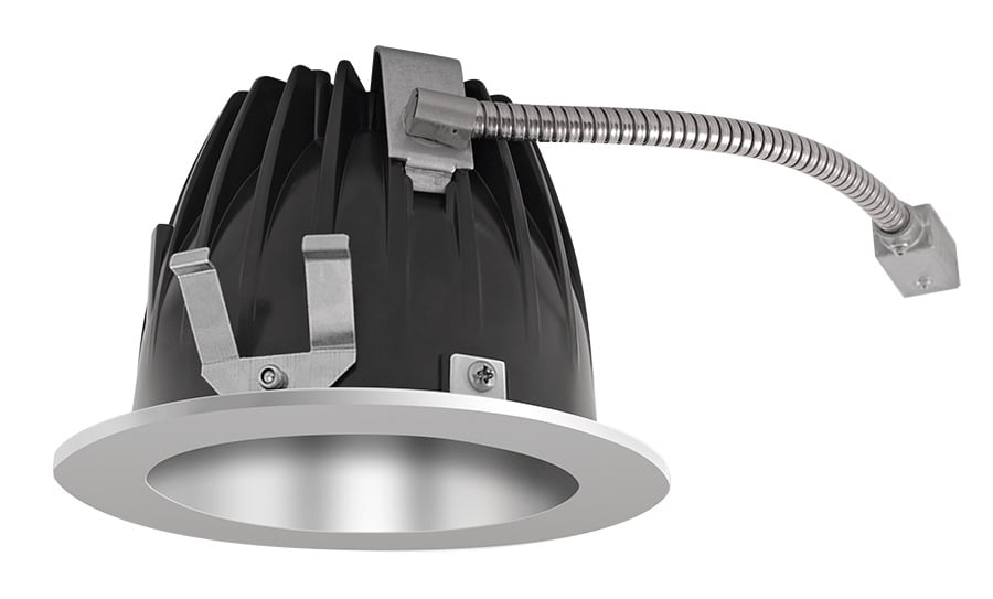 NDLED6RD-80YN-S-S Professional-Grade Round Trim Module, 5-7/8 in ID x 7-1/2 in OD, LED Lamp, Die Cast Aluminum