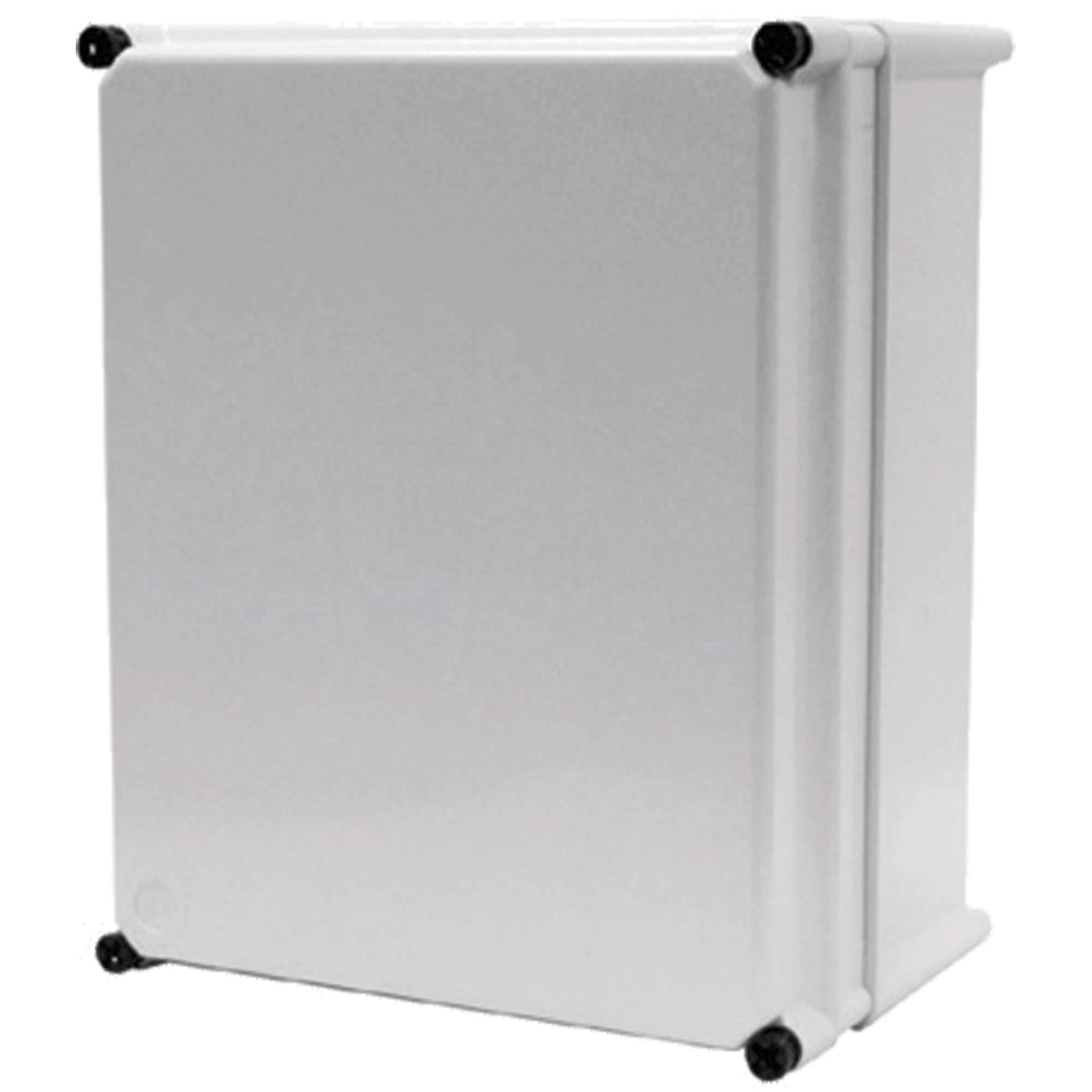 A12-2424E1H APO Enclosure, x 23.74 in W x 9.29 in D x 23.74 in H, NEMA Type 3, Type 3R, Type 4, Type 4X, Type 12, Type 13 NEMA Rating, Fiberglass