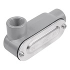 1-1/2 inch Threaded D-Pak Die Cast Aluminum Conduit Body-Left Side Opening, Cover & Gasket. For use with Rigid/IMC Conduit.