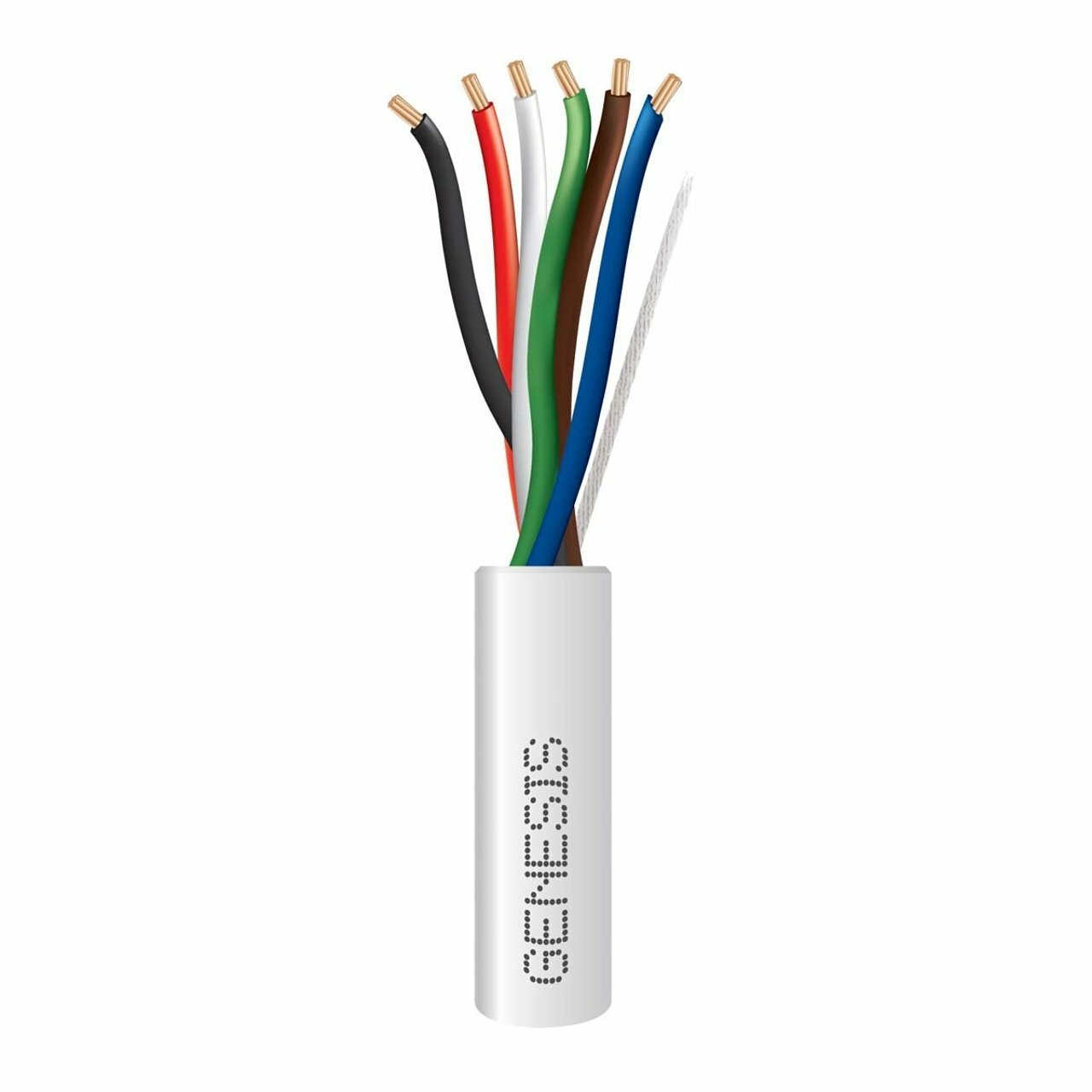 22/6 STRANDED CABLE - 1000 FT PULL BOX - WHITE