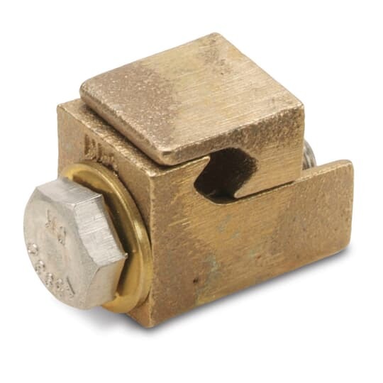 VGC44 Blackburn 2-Conductor Parallel Groove Connector, 8 to 4 AWG Main/Run, Solid/Stranded Conductor, Bronze