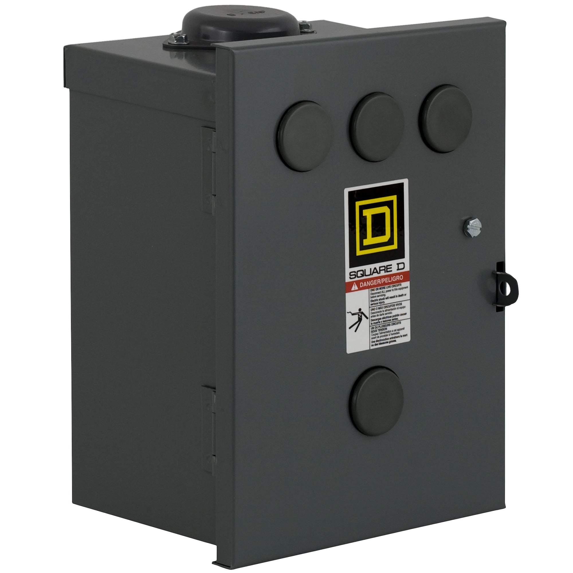 8903SQH3V02 Electrically Held Type S Lighting Contactor, 110 V AC at 50 Hz to 120 V AC at 60 Hz V Coil, 4 Poles
