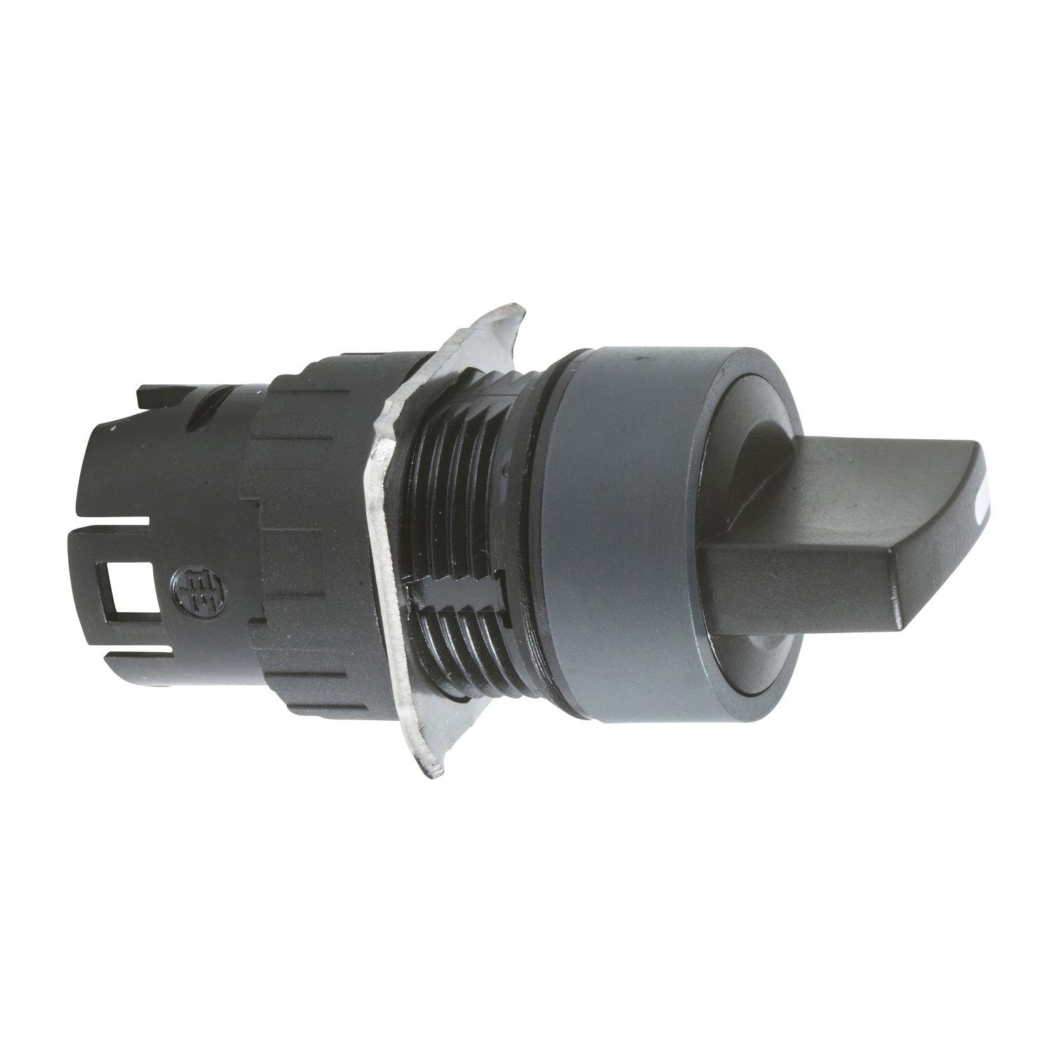 ZB6AD28 Harmony 2-Position 90 deg Modular Standard Stay Put Selector Switch Head With Standard Handle, 16 mm, Round Shape, Plastic, Black