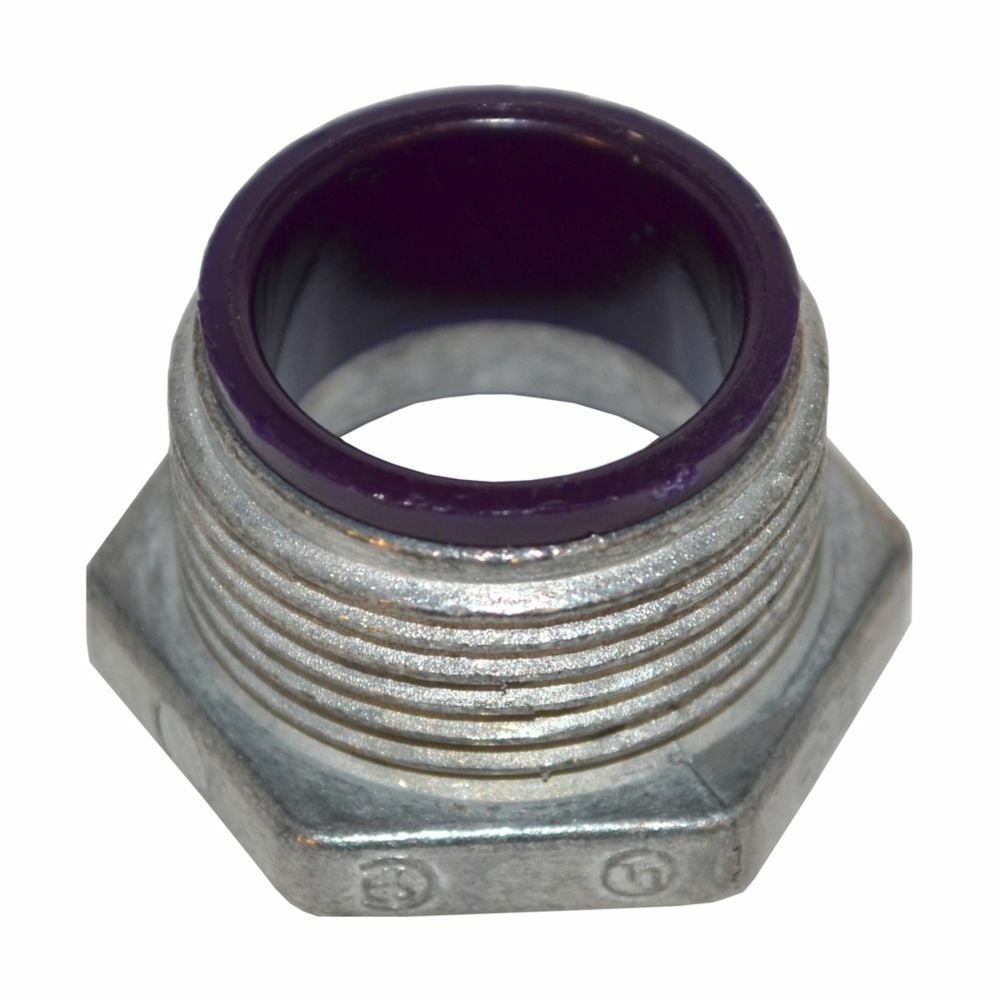 1051DC Insulated Conduit Bushed Nipple, 3/4 in, For Use With Rigid/IMC Conduit, Die Cast Zinc