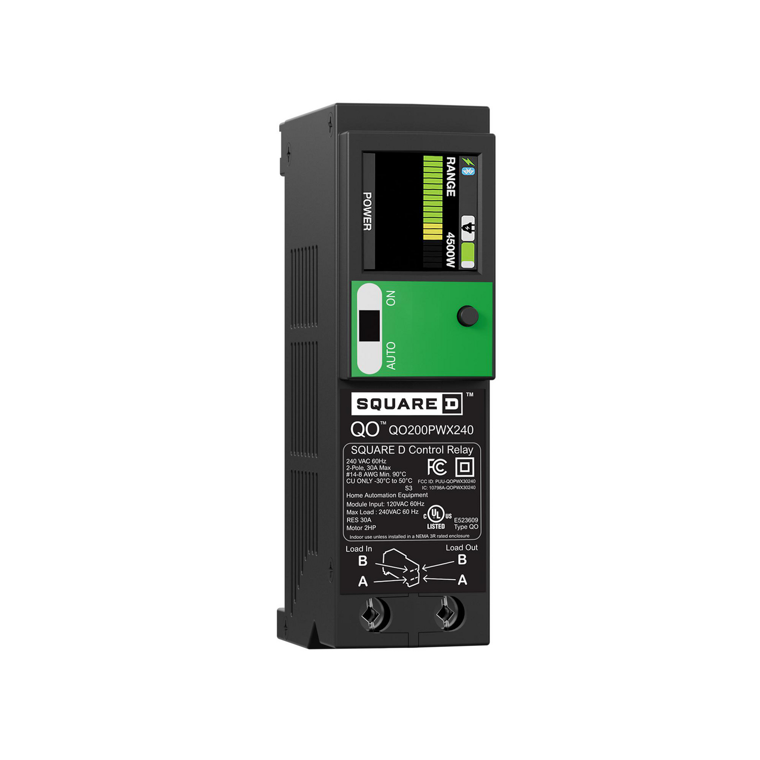 Control Relay,  QO, 30A (Max), 240V