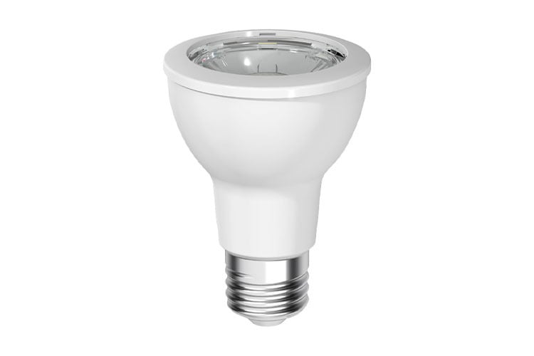 LED7DP203B827/20 Compact Dimmable Directional LED Lamp, 7 W, 50 W Incandescent Equivalent, E26 Lamp, PAR20 Shape, 500 Lumens