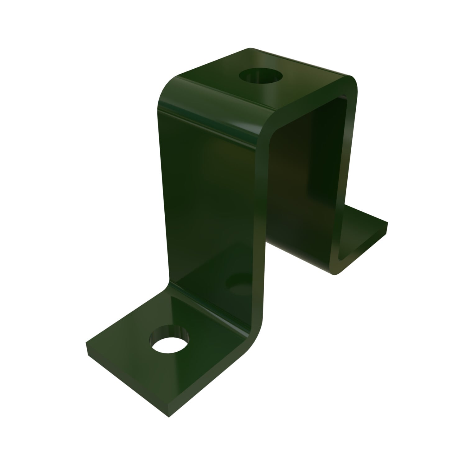 P1737-GR Channel U-Shaped Fitting, 3 Holes, 5-3/8 in L x 1-5/8 in W, For Use With P1001, P1101, P2001, P4004 and P5000 Channels, HRPO Steel