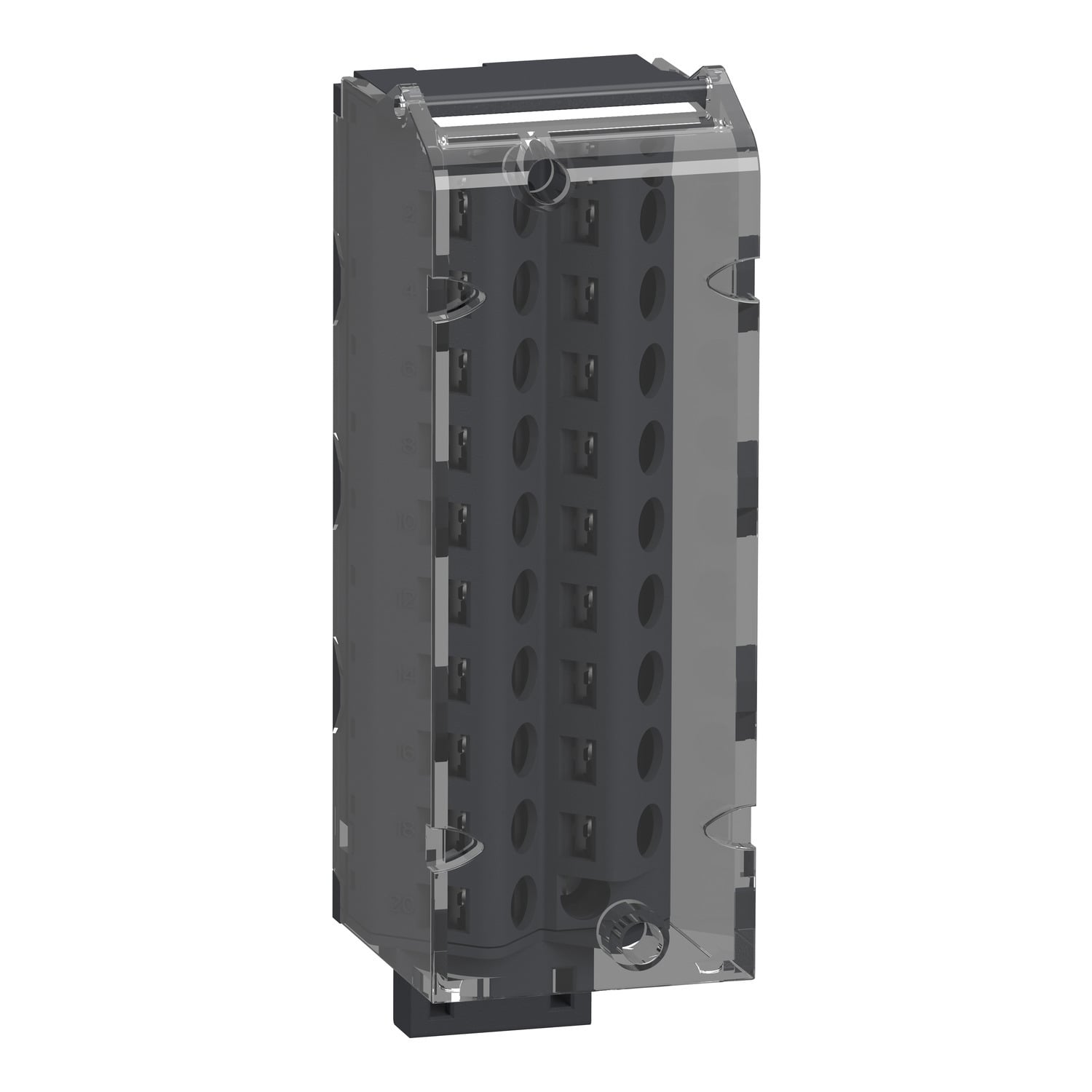 BMXFTB2010 Modicon Removable PLC Connection Terminal Block, 20 Terminals, Cage Wire Clamp, For Use With Modicon M340 Automation Platform