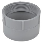 Female Adapter, Size 4 Inches, Length 3-13/64 Inches, Outer Diameter 5-1/64 Inches, Material PVC, Color Gray, For use with Schedule 40 and 80 Conduit