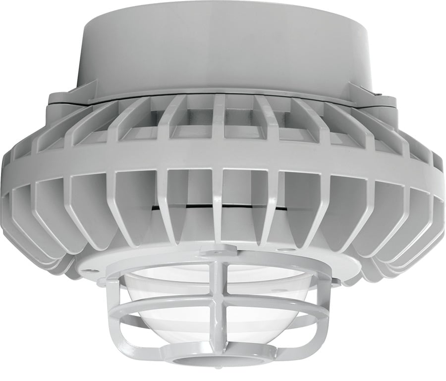HAZPLED80C-DG Area Lighting With On/Off Driver, 81 W Fixture, 120/208/240/277 V AC, Gray/Polyester Powder Coating Housing