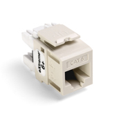 61110-RT6 eXtreme QuickPort 8-Conductor 8-Position Channel/Component Rated UTP Connector, Cat 6 Module, Panel Mount, 1 Ports, Plastic, Light Almond