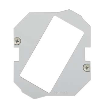 44DEC Device Mounting Plate, 3-1/16 in L x 2-15/16 in W x 1/4 in D, Steel