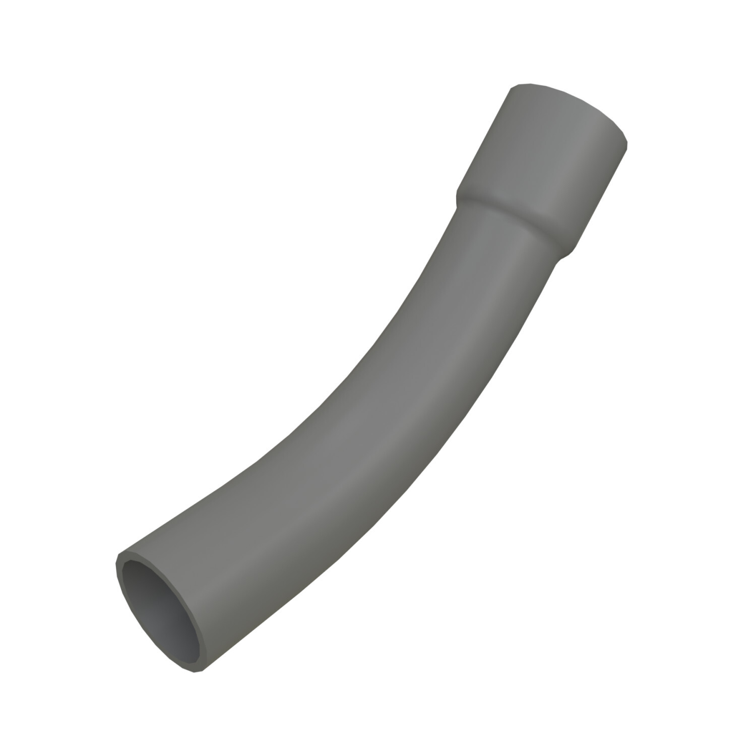 864375 Belled End Special Radius Conduit Elbow, 4 in Trade, 45 deg, PVC