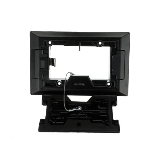 664-CST-M-BLK Steel City Concealed Service Top, 8-3/8 in L x 5-1/2 in W x 0.845 in D, Aluminum